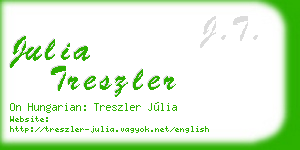 julia treszler business card